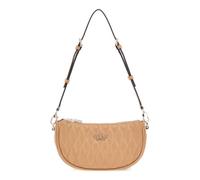 GUESS bolso de hombro Valla Mini Top Zip Shoulder Bag Beige marrón claro