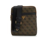 GUESS bolso bandolera Vezzola Smart Crossbody Flat Bag Coffee marrón claro