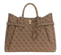 GUESS bolso de hombro Yesba Girlfriend Satchel Bag Latte Logo marrón