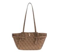 GUESS bolso de hombro Yesba Girlfriend Shoulder Satchel Bag Latte Logo marrón