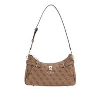 GUESS bolso de hombro Yesba Shoulder Bag Latte Logo marrón claro