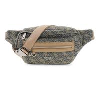 GUESS Bolso de la Correa Berlin Bumbag Sand Warm Vintage Gris Azulado