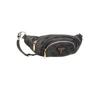 GUESS Bolso de la Correa Bolso Bandolera Latona Belt Bag Coal Logo Gris Oscuro