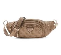 GUESS Bolso de la Correa Bolso Bandolera Latona Belt Bag Latte Logo marrón Claro