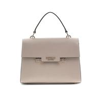 GUESS Bolso de Mano Elegante, Cuero Sintético, Color Beige, Asa Superior