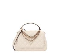 GUESS bolso bandolera Giully II Top Handle Flap Bag Bone crema