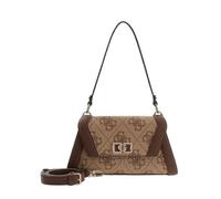 GUESS Bolso de mano/hombro/bandolera Karnilla leche logo/marrón Tamaño del bolso: PEQUEÑO