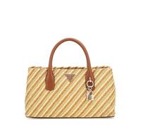 Guess Bolso Satchel Simona Small Mujer Natural/Cognac