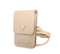 Guess Bolso Guwbsatmgr Gris Saffiano Triangle, Billetera Bi-Fold Unisex Adulto, Negro, x