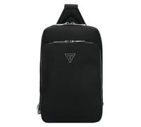 Guess Milano Mochila sling negro, imitación de cuero, hombre, 3L