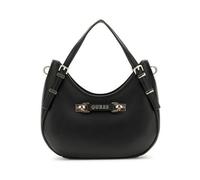 GUESS Lefia Small Satchel, Bolso de Mano para Mujer, Black, Talla única