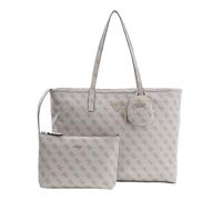 GUESS bolso shopper bolso de hombro con compartimento para portátil Power Play II Large Tech Tote Dark Taupe Logo marrón topo