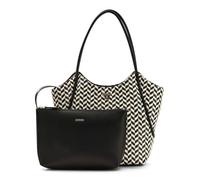 GUESS bolso shopper bolso de hombro Tessi 2 in 1 Tote Black Multi negro