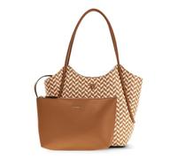 GUESS bolso shopper bolso de hombro Tessi 2 in 1 Tote Cognac Multi marrón claro