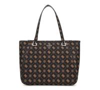 GUESS bolso shopper con compartimento para portátil Calebra Tote Bag Espresso Logo marrón oscuro