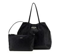 GUESS bolso shopper Victtoria 2 in 1 Tote Black Logo negro