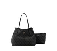 GUESS bolso shopper Victtoria 2 in 1 Tote Coal Logo gris oscuro