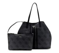 GUESS bolso shopper Victtoria 2 in 1 Tote Coal Logo gris oscuro