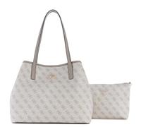 GUESS bolso shopper Victtoria 2 in 1 Tote Dark Taupe Logo marrón topo