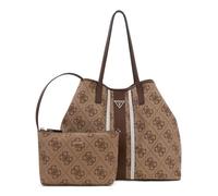GUESS bolso shopper Victtoria 2 in 1 Tote Latte Logo/Brown marrón claro