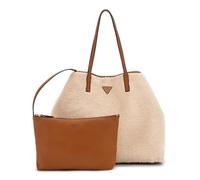 GUESS bolso shopper Victtoria 2 in 1 Tote Natural/Cognac crema
