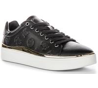 GUESS Bonny - Zapatillas bajas para mujer, color negro, Negro , 38 EU