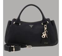 GUESS Borsa Donna Evie Logo Baguete Mano Tracolla Charm HWBG9664060 Nero Cognac