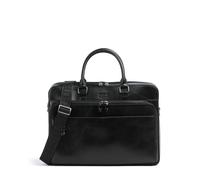 Guess Boston Maletín negro, imitación de cuero, hombre