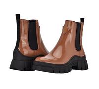 GUESS Women's Hestia Combat Boot, Brown Black 210, 37 EU