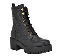 GUESS Botas de combate Watie para mujer, Negro 001, 41 EU