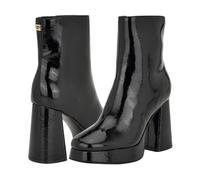 GUESS Botines Danca para mujer, Charol negro, 41 EU