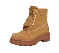 Guess Botines Leavey para mujer, Medium Natural 101, 38.5 EU