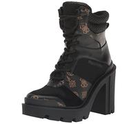 GUESS Botines Tadbit para mujer, Negro/Marrón 001, 38 EU