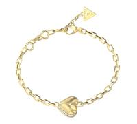 GUESS brazalete By Your Side 13mm Heart Bracelet Yellow Gold dorado