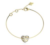 GUESS brazalete In My Heart Snake Chain Bracelet S Yellow Gold