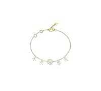 GUESS brazalete Secret Garden Flower Charms Bracelet Yellow Gold dorado