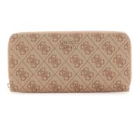 GUESS Brenton SLG Large Zip Around Wallet L Latte Logo