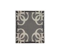 GUESS bufanda Jacquard Kefiah Scarf 135X135 Black gris