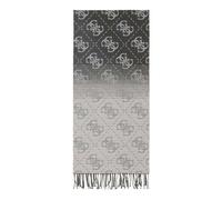 GUESS bufanda Scarf Jacquard 40X180 Grey negro