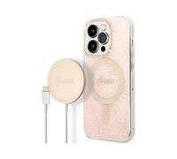 Carcasa para móvil - GUESS HN3064, Compatible con Apple iPhone 14 Pro, Rosa