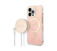 Guess Bundle Pack MagSafe 4G Rosa-Oro - iPhone 13 Pro Max
