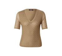 GUESS by Marciano Camiseta 'ARIA' beige oscuro / plata XS beige oscuro / plata