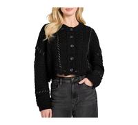 Guess - Cable Mix Kaori Cardigan - Knitwear - Mujer - Negro - S -