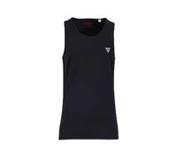 GUESS Caleb Hero - Playera sin Mangas para Hombre, 2 Unidades, Jet Black W/Frost Grey, M