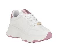 Guess Calebb, Zapatillas Mujer, Blanco Rosa 147, 38 EU