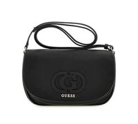 GUESS Calebra Convertible Crossbody Flap, Bandolera para Mujer, Negro, Talla Unica