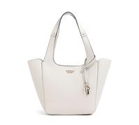 Guess Calista Bolsa shopping crema, imitación de cuero, mujer