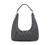 Guess Bolso de hombro gris oscuro, imitación de cuero, mujer