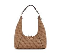GUESS Calista Top Zip Shoulder Bag Latte Logo