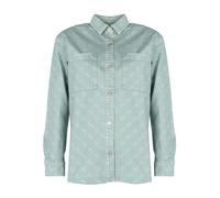 Guess- Camisa Casual Cómoda- Jackets- Mujer- Verde- M- Camisa Casual Cómoda